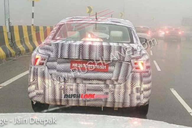 Maruti Dzire spied